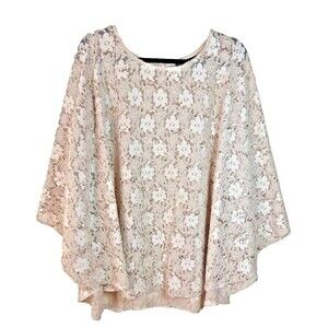 Jessica Howard Size 22W Sequined Floral Lace Mother Of The Bride Pantsuit